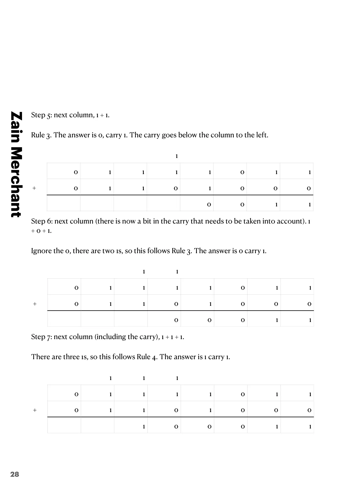 1.1 Data Representation book pages, page 28