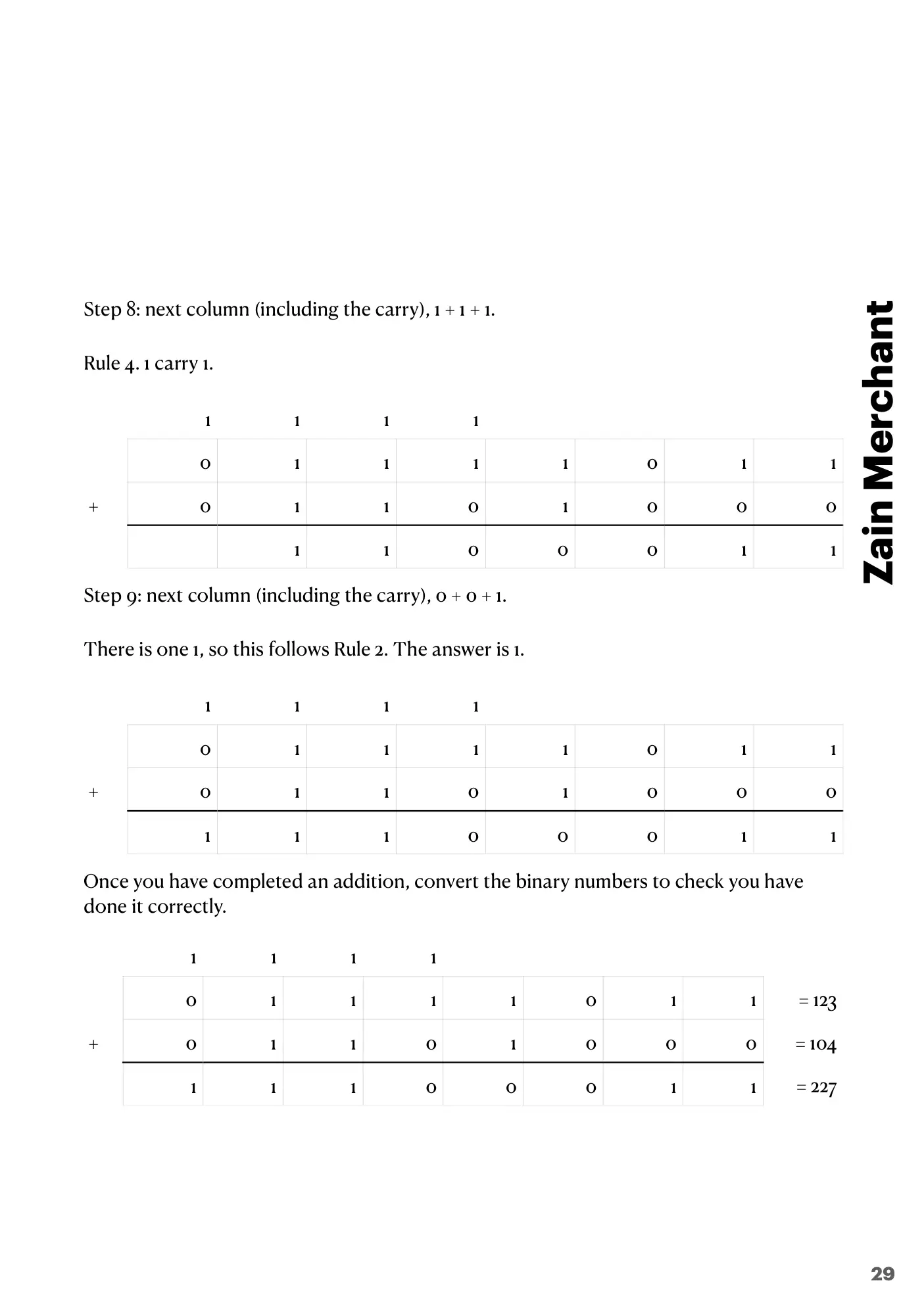 1.1 Data Representation book pages, page 29