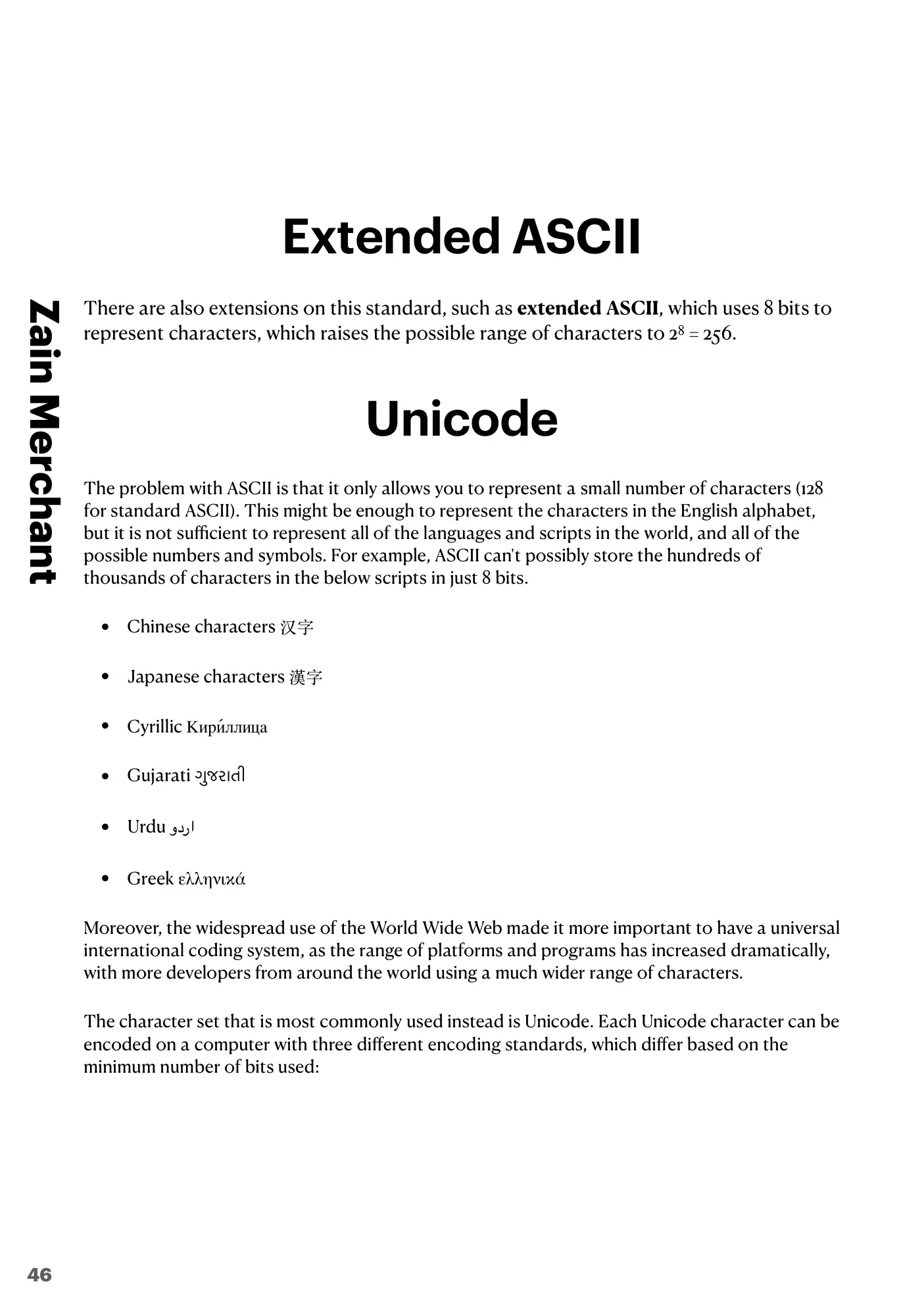 1.1 Data Representation book pages, page 46