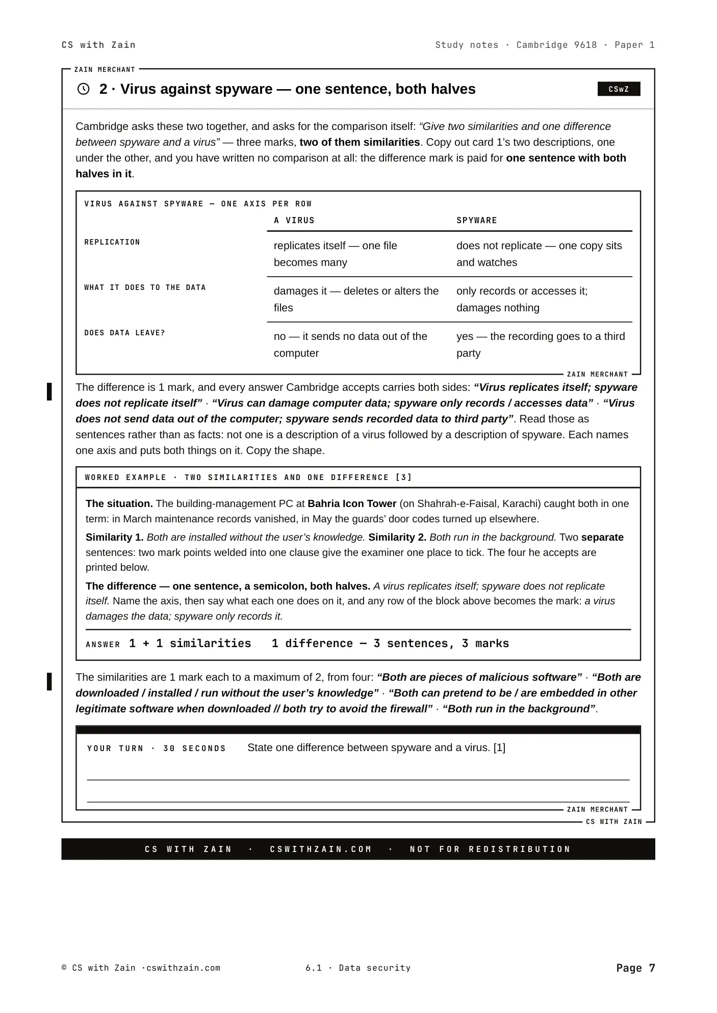 6.1 Data Security book pages, page 7