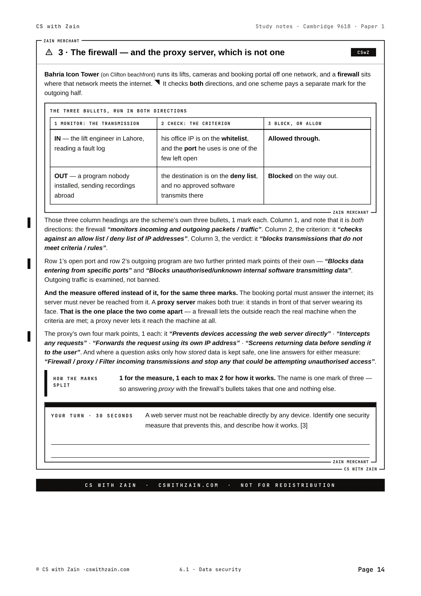 6.1 Data Security book pages, page 14