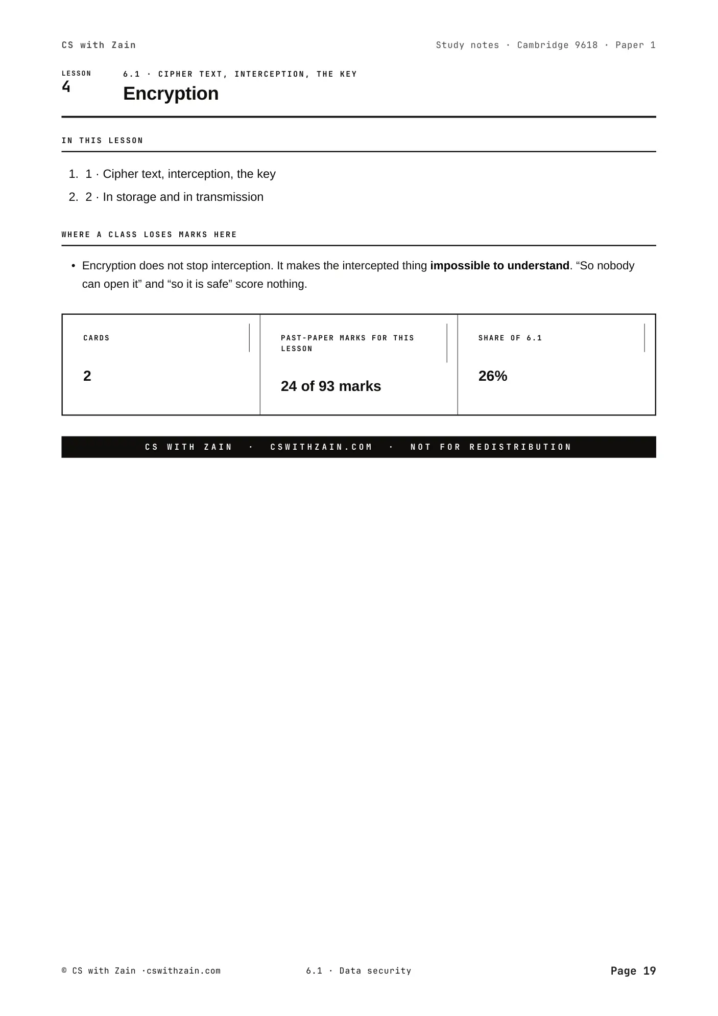 6.1 Data Security book pages, page 19