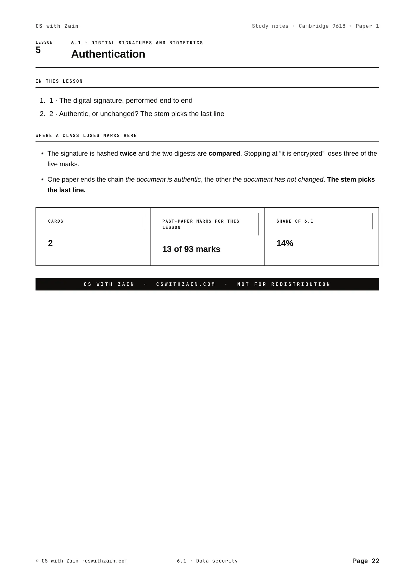 6.1 Data Security book pages, page 22