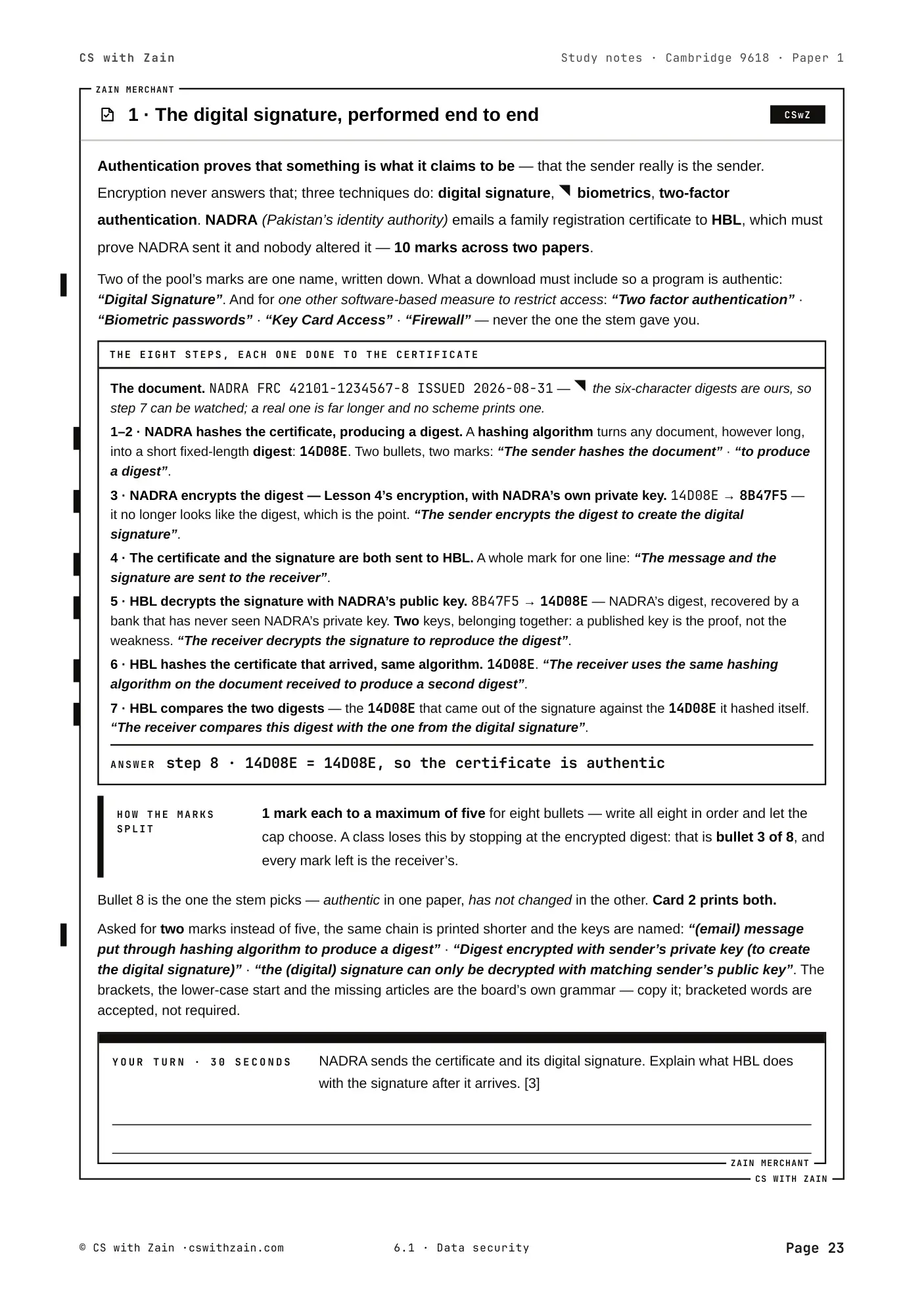 6.1 Data Security book pages, page 23