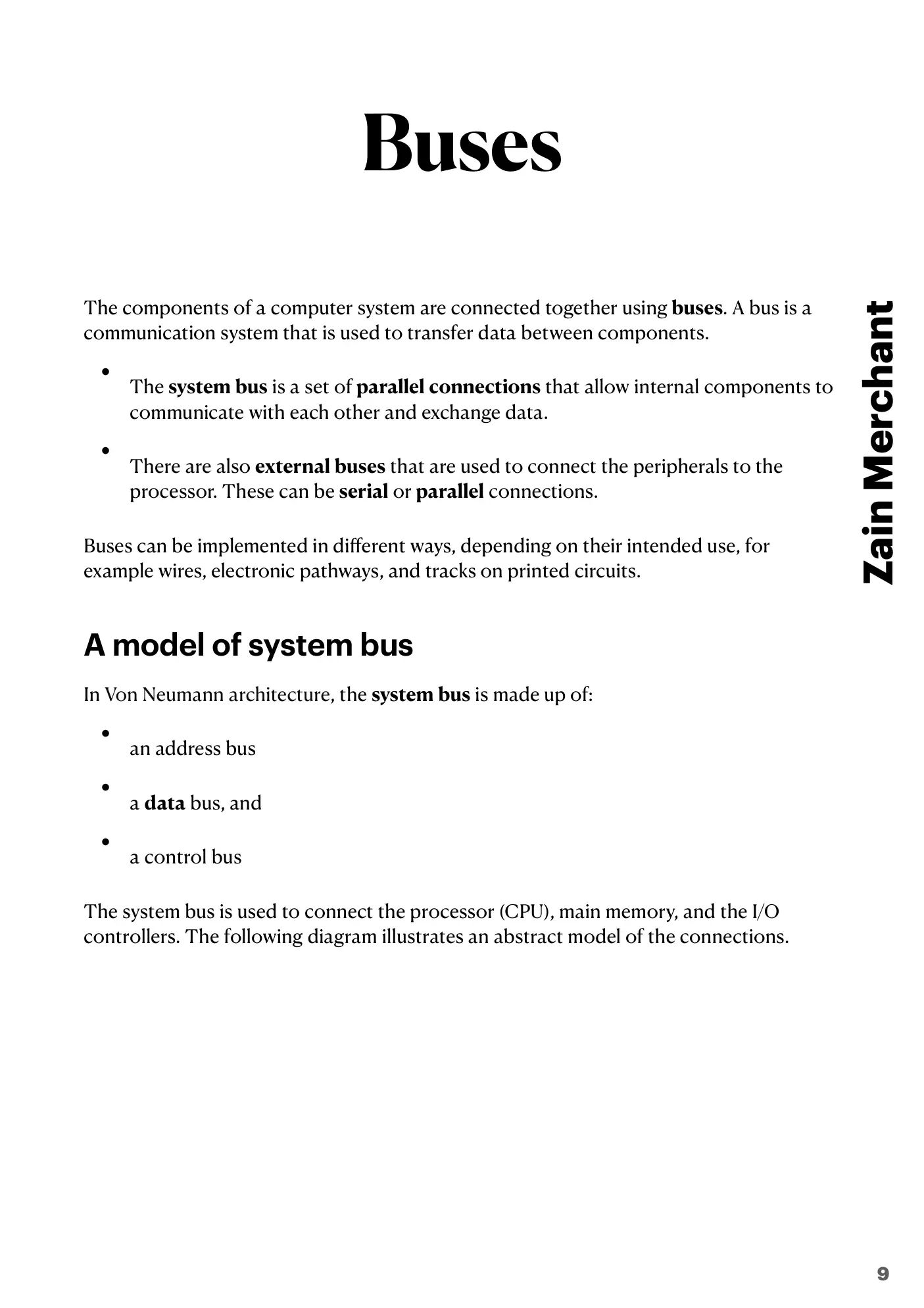 4.1 Central Processing Unit (CPU) Architecture book pages, page 9