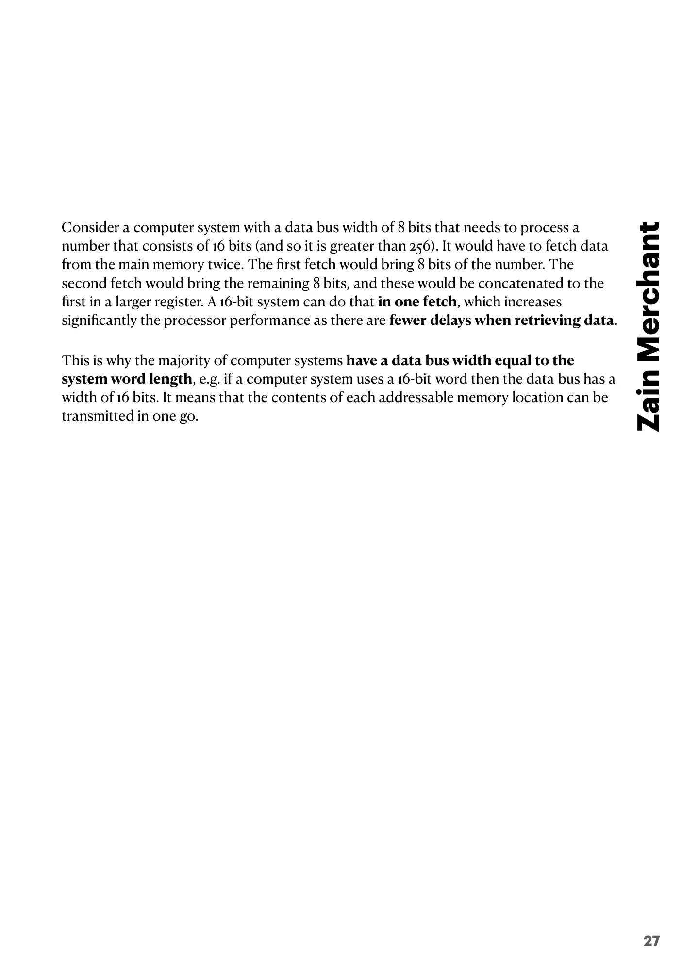4.1 Central Processing Unit (CPU) Architecture book pages, page 27