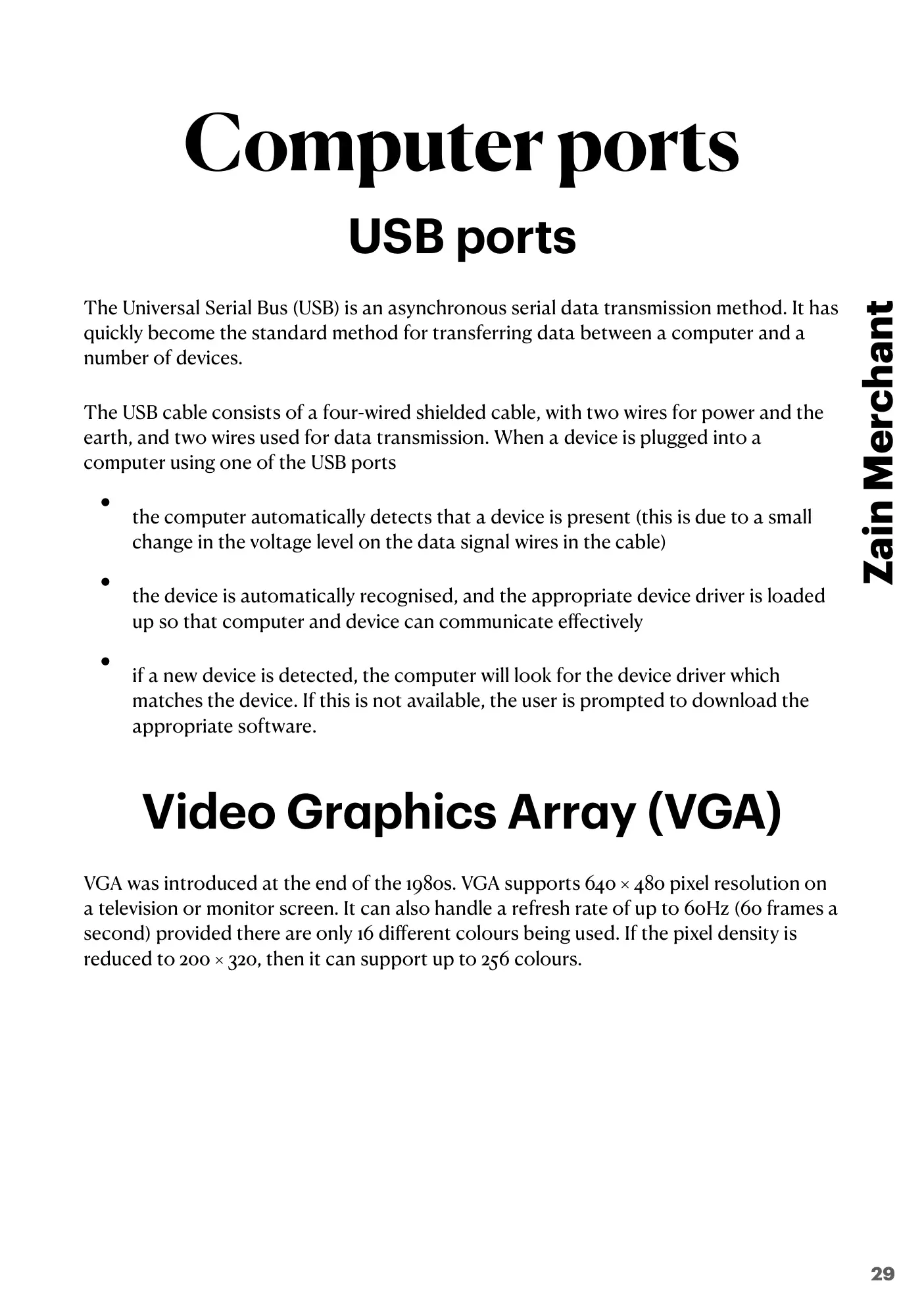 4.1 Central Processing Unit (CPU) Architecture book pages, page 29