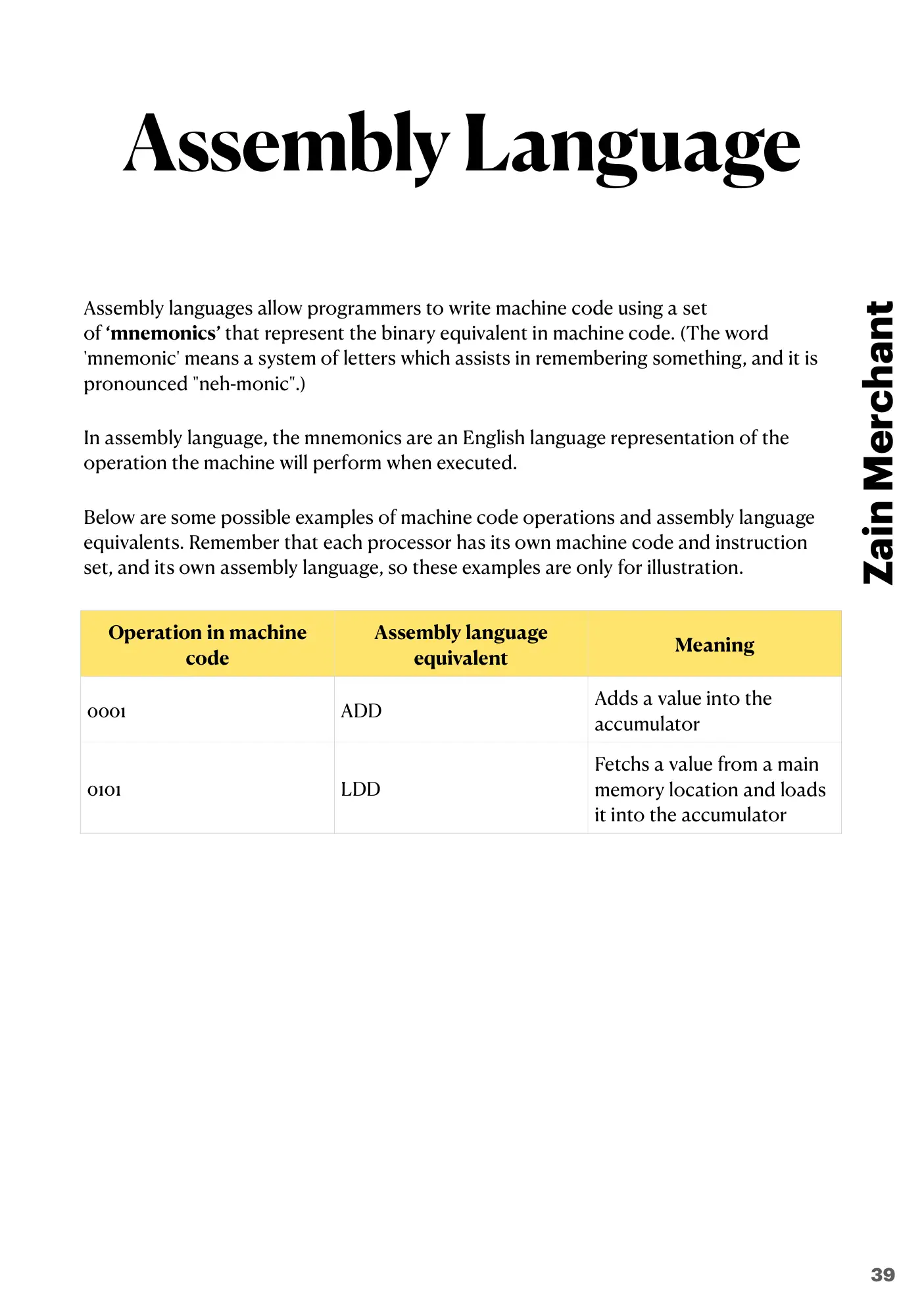 4.2 Assembly Language book pages, page 5