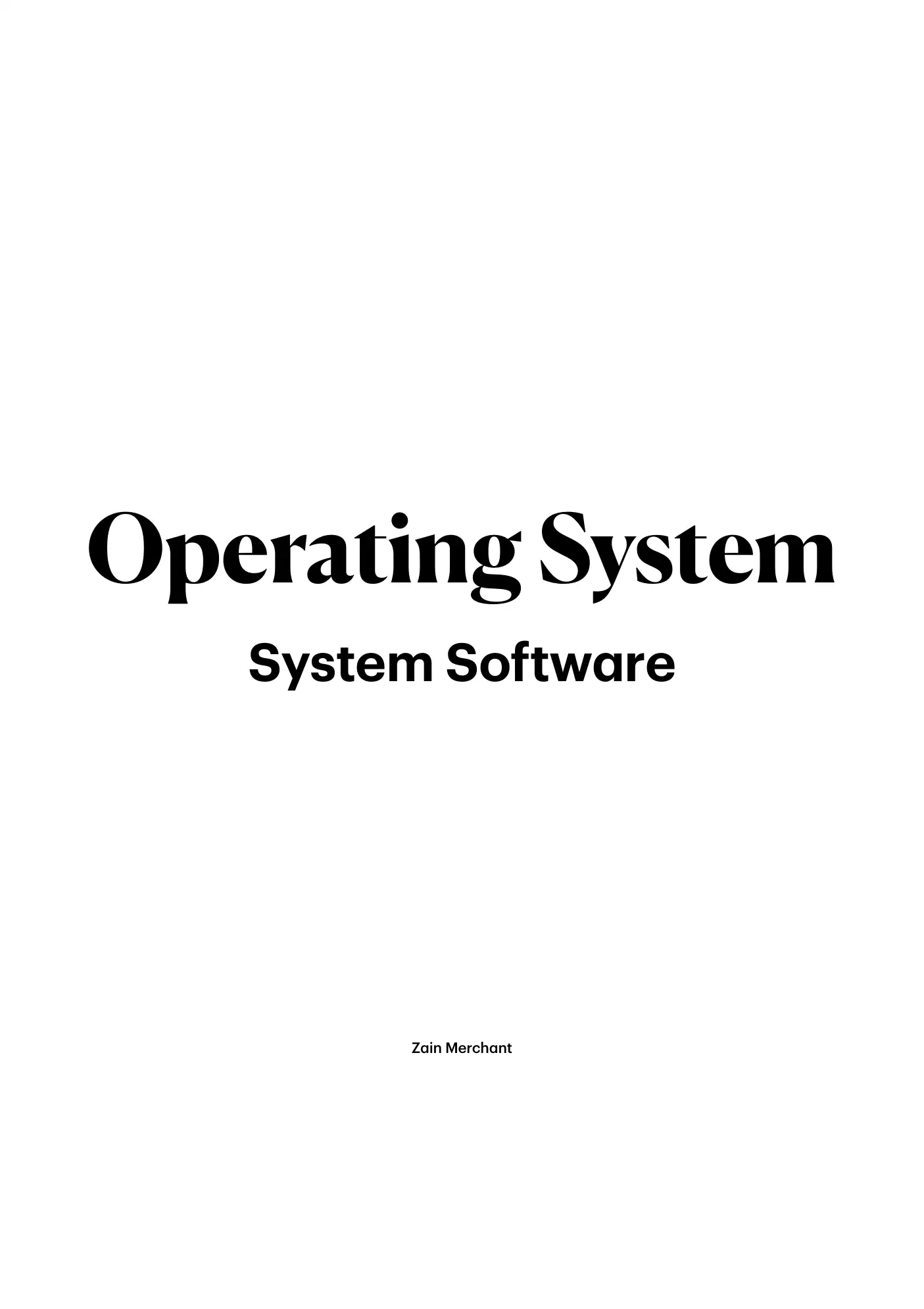 5.1 Operating Systems book pages, page 1