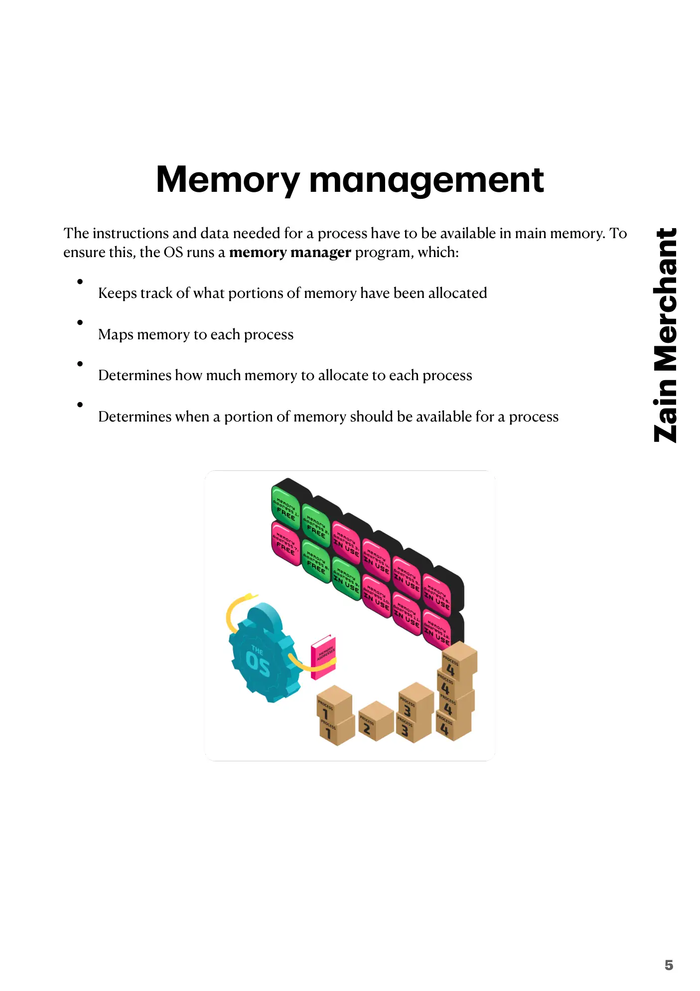 5.1 Operating Systems book pages, page 5