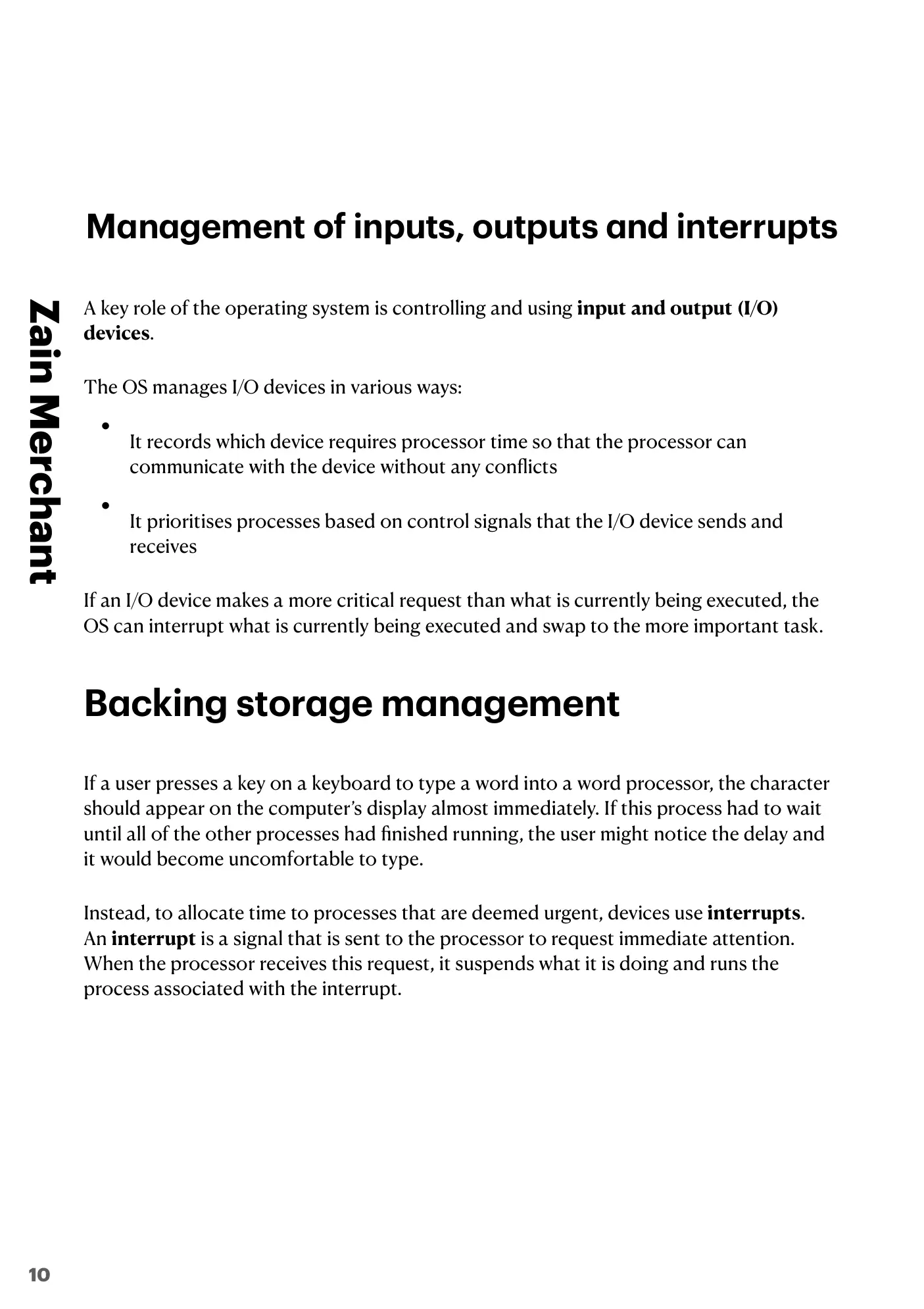 5.1 Operating Systems book pages, page 10