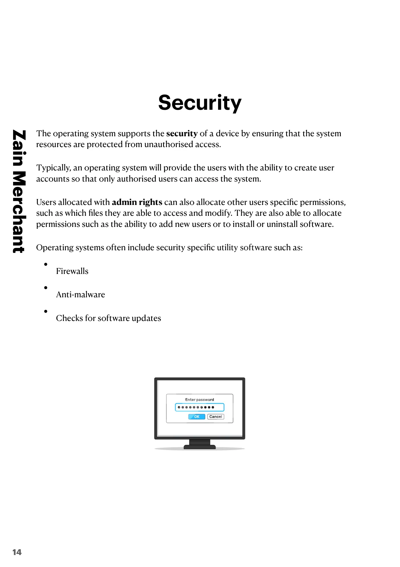 5.1 Operating Systems book pages, page 14