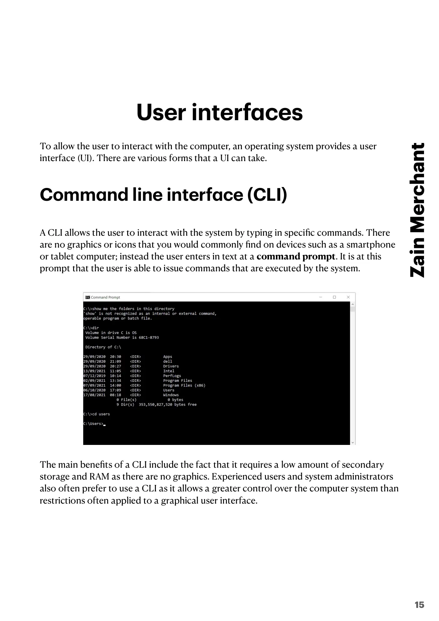 5.1 Operating Systems book pages, page 15