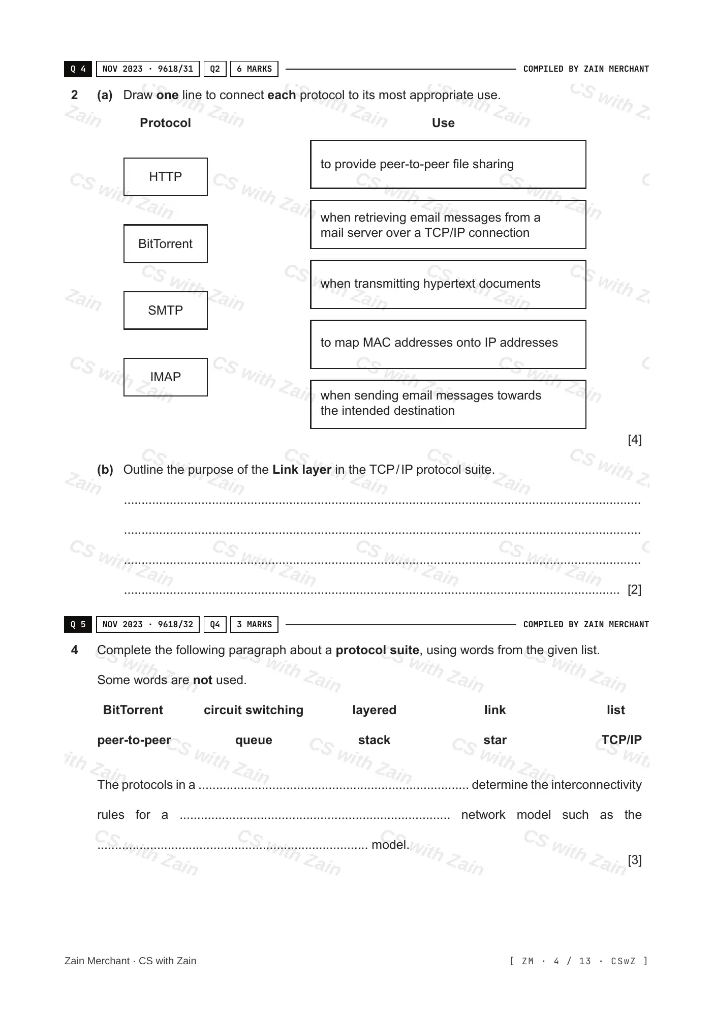 14.1 Protocols questions, page 3