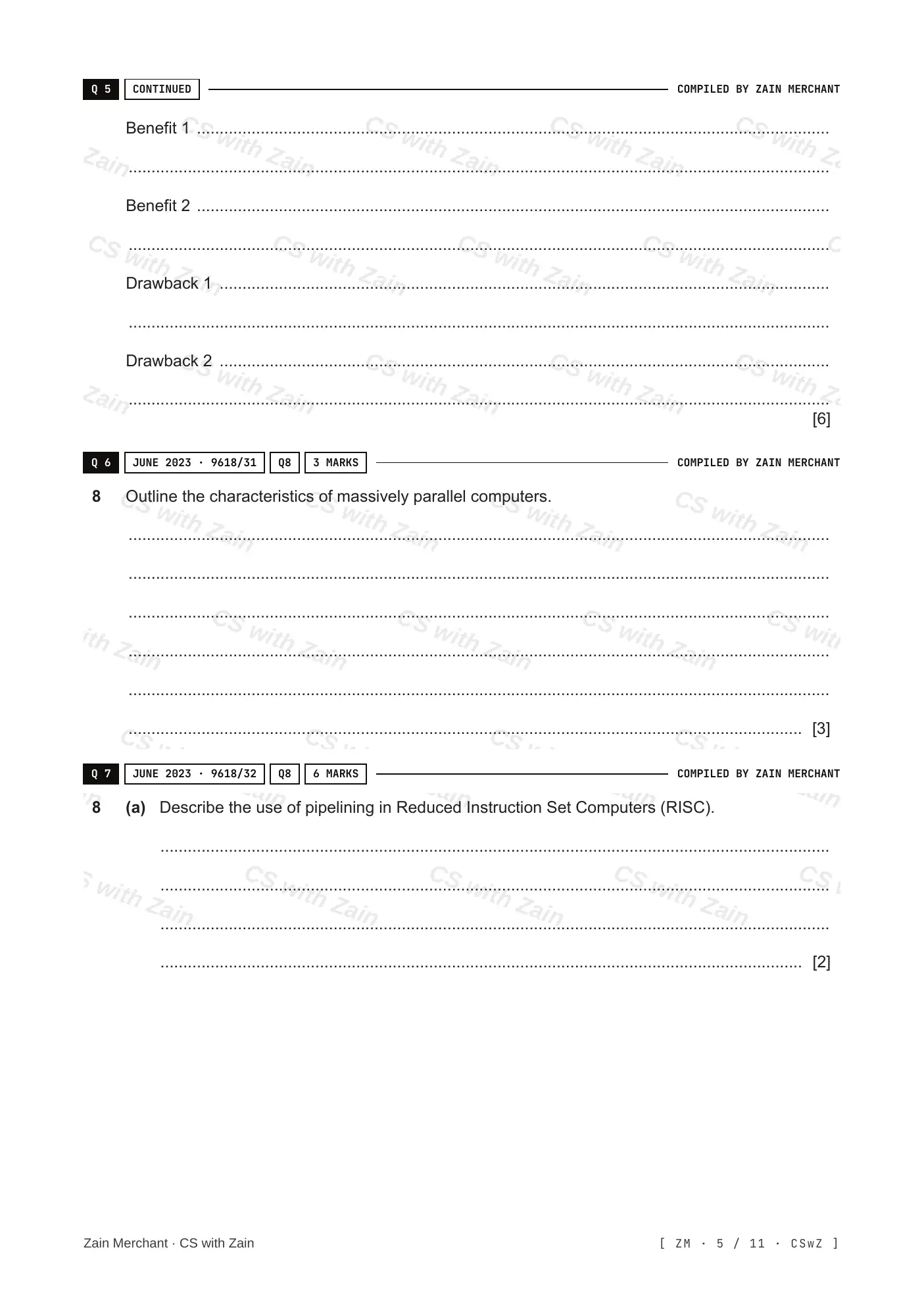 15.1 Processors, Parallel Processing and Virtual Machines questions, page 4