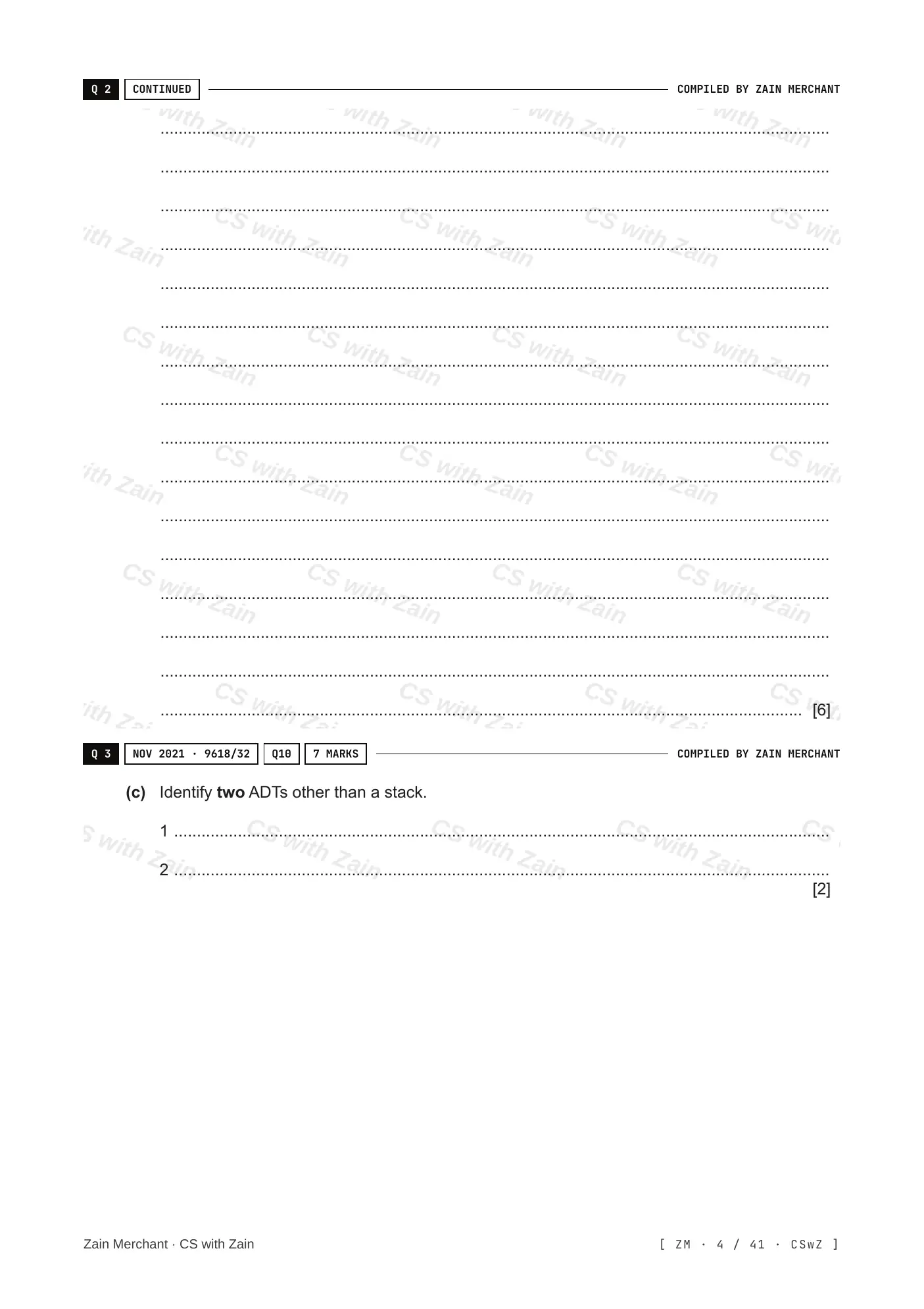 19.1 Algorithms questions, page 3