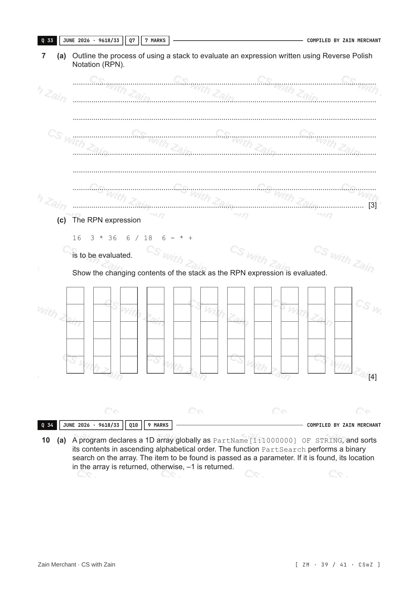 19.1 Algorithms questions, page 38