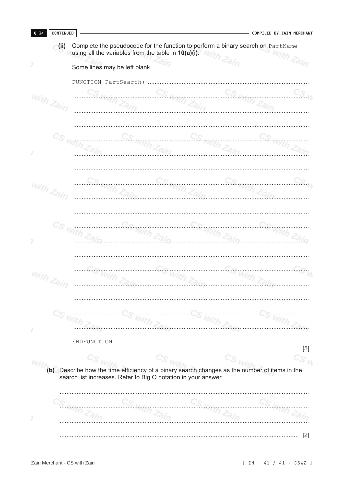 19.1 Algorithms questions, page 40