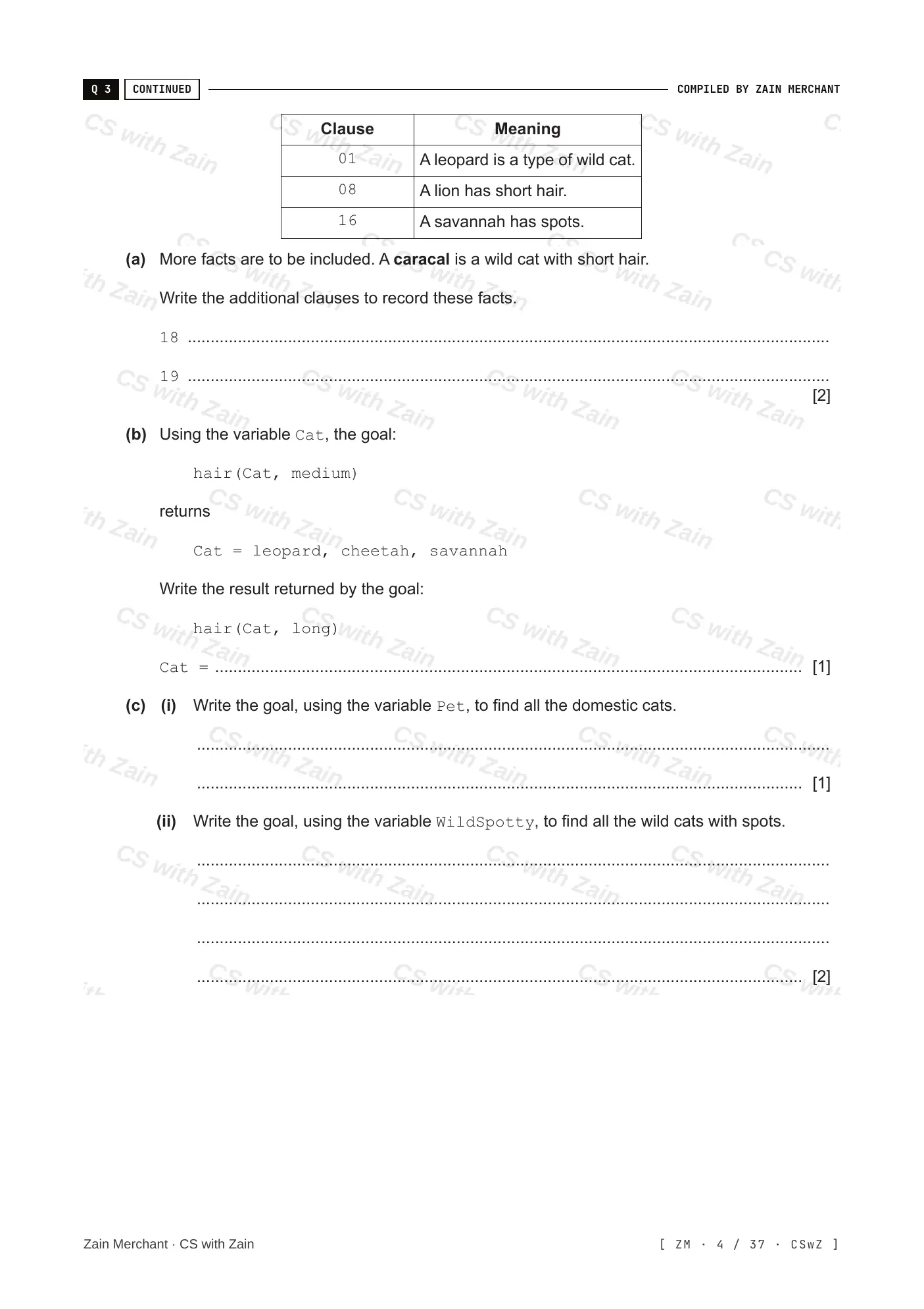20.1 Programming Paradigms questions, page 3