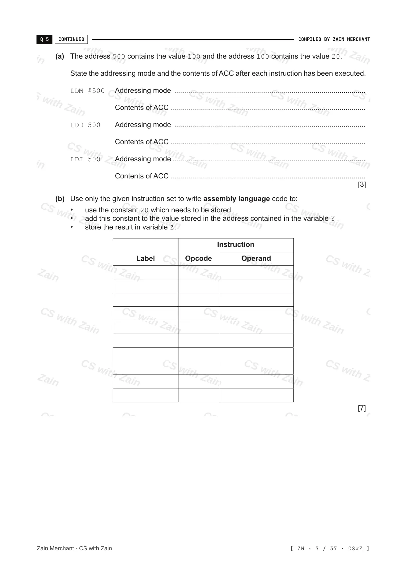 20.1 Programming Paradigms questions, page 6