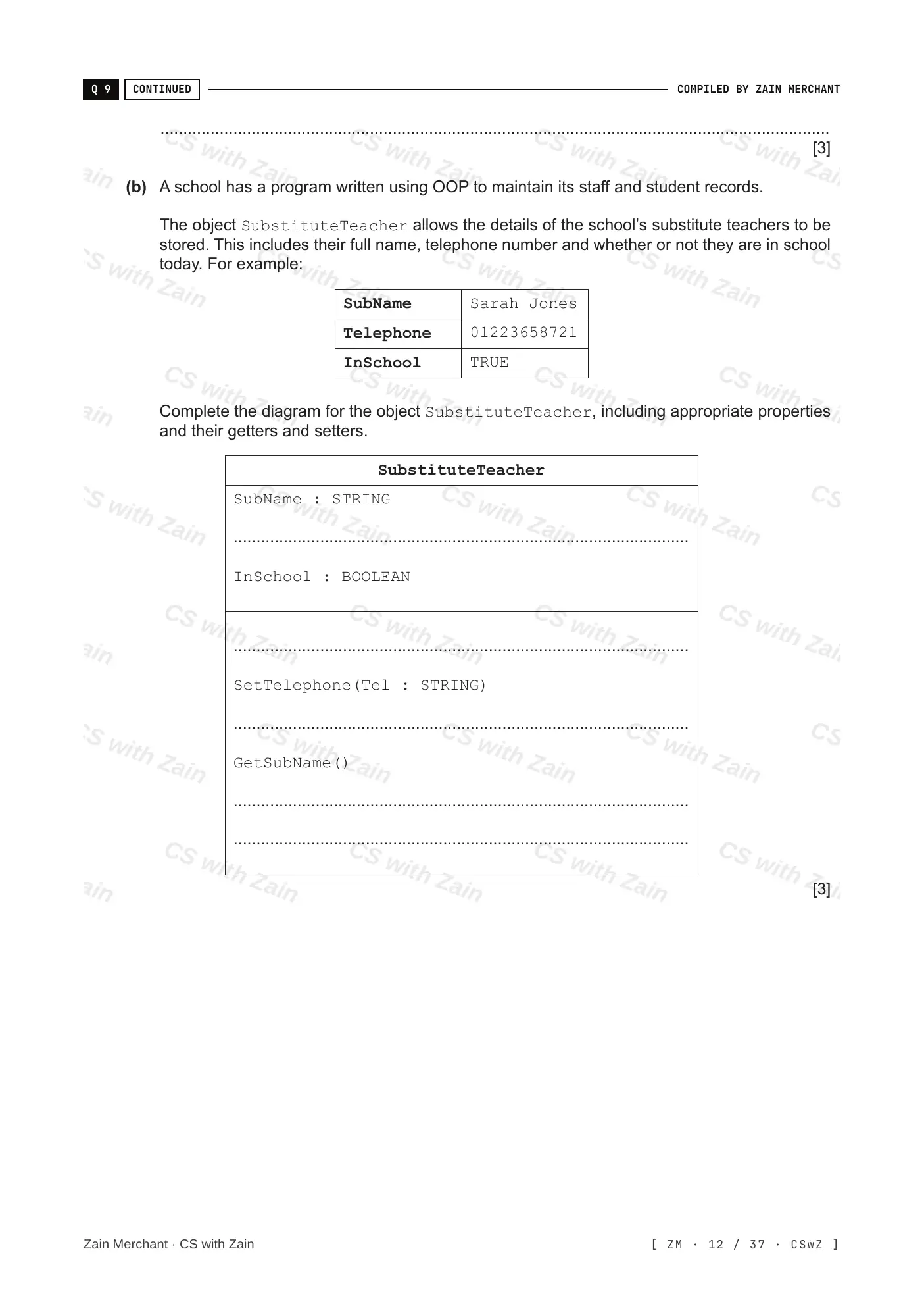 20.1 Programming Paradigms questions, page 11