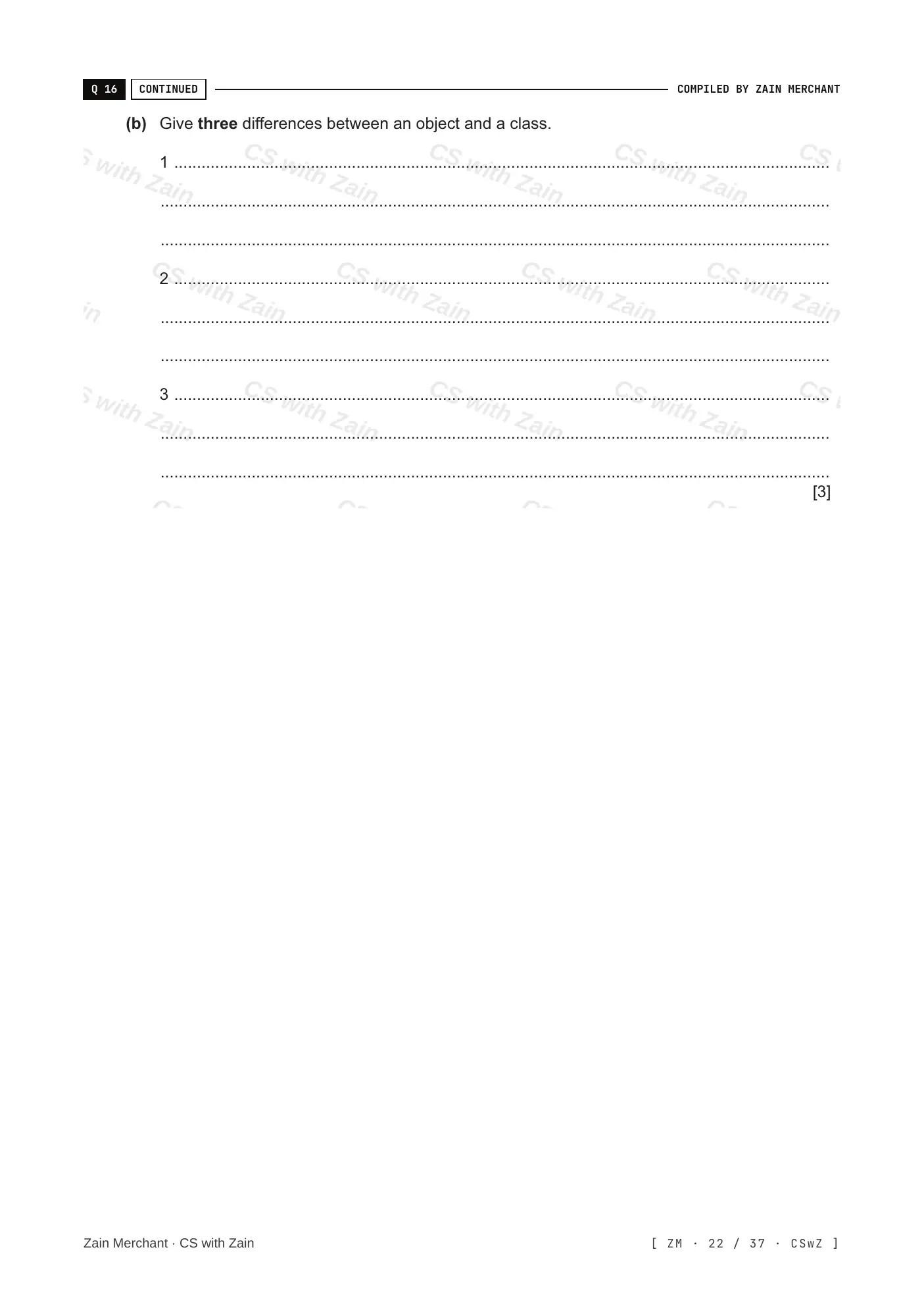 20.1 Programming Paradigms questions, page 21