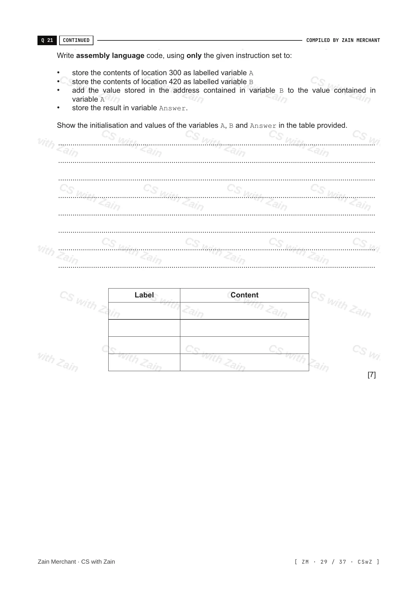 20.1 Programming Paradigms questions, page 28