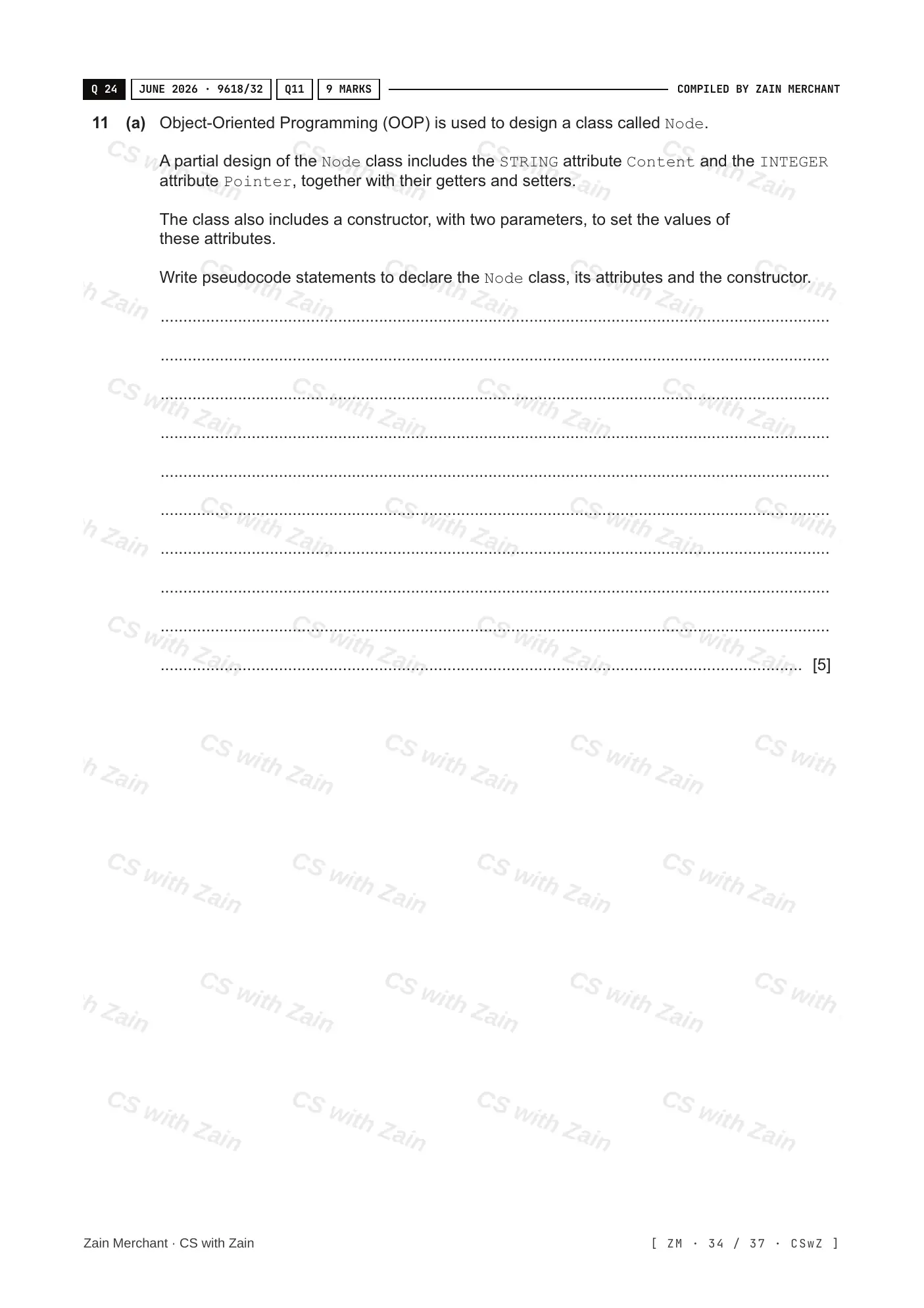 20.1 Programming Paradigms questions, page 33