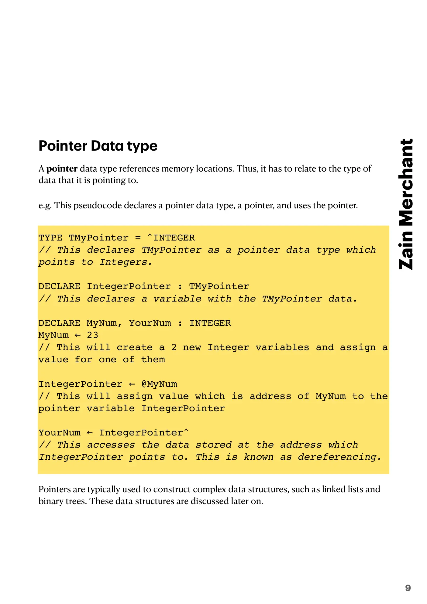 13.1 User-defined data types book pages, page 4