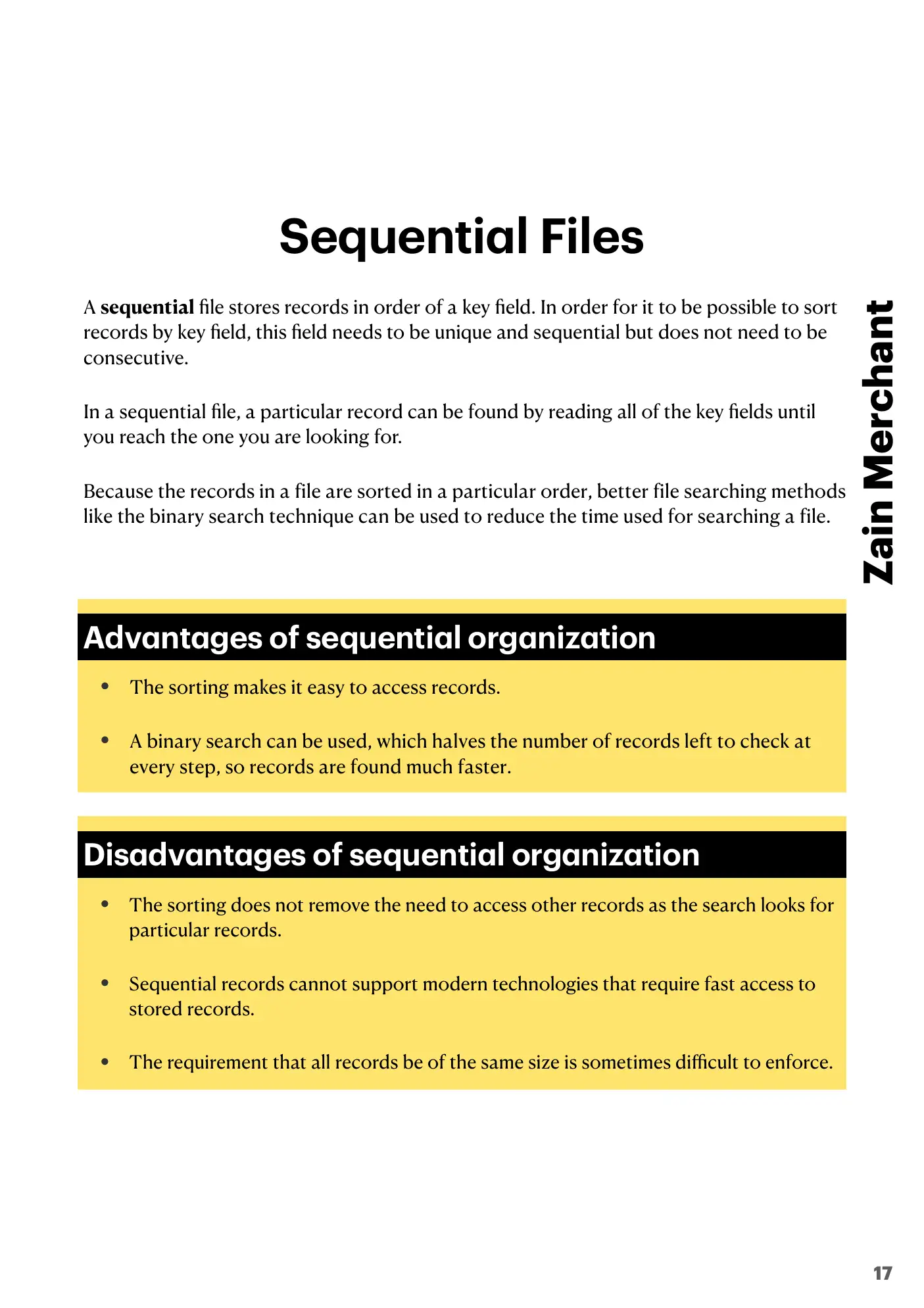 13.2 File organisation and access book pages, page 2