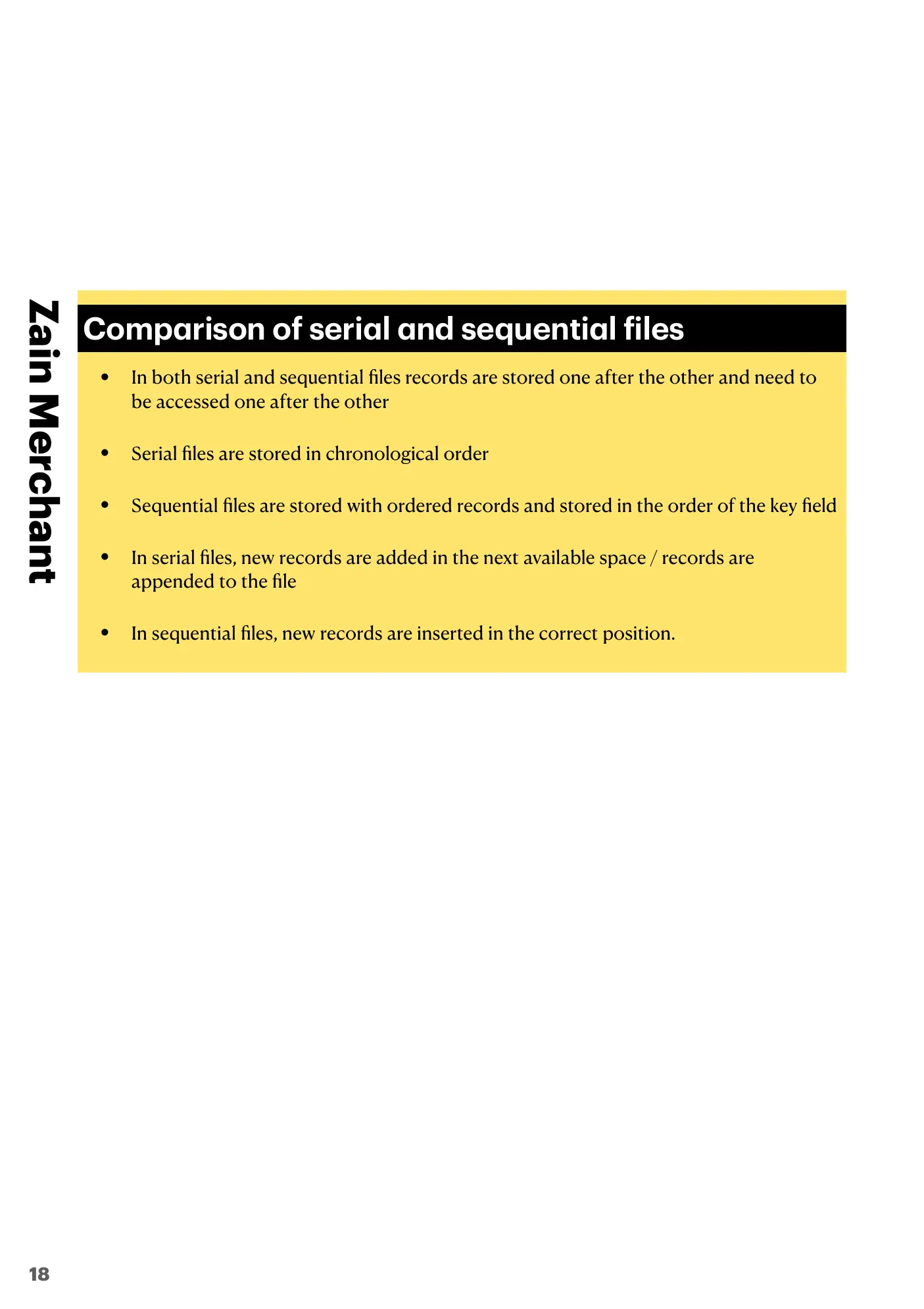 13.2 File organisation and access book pages, page 3