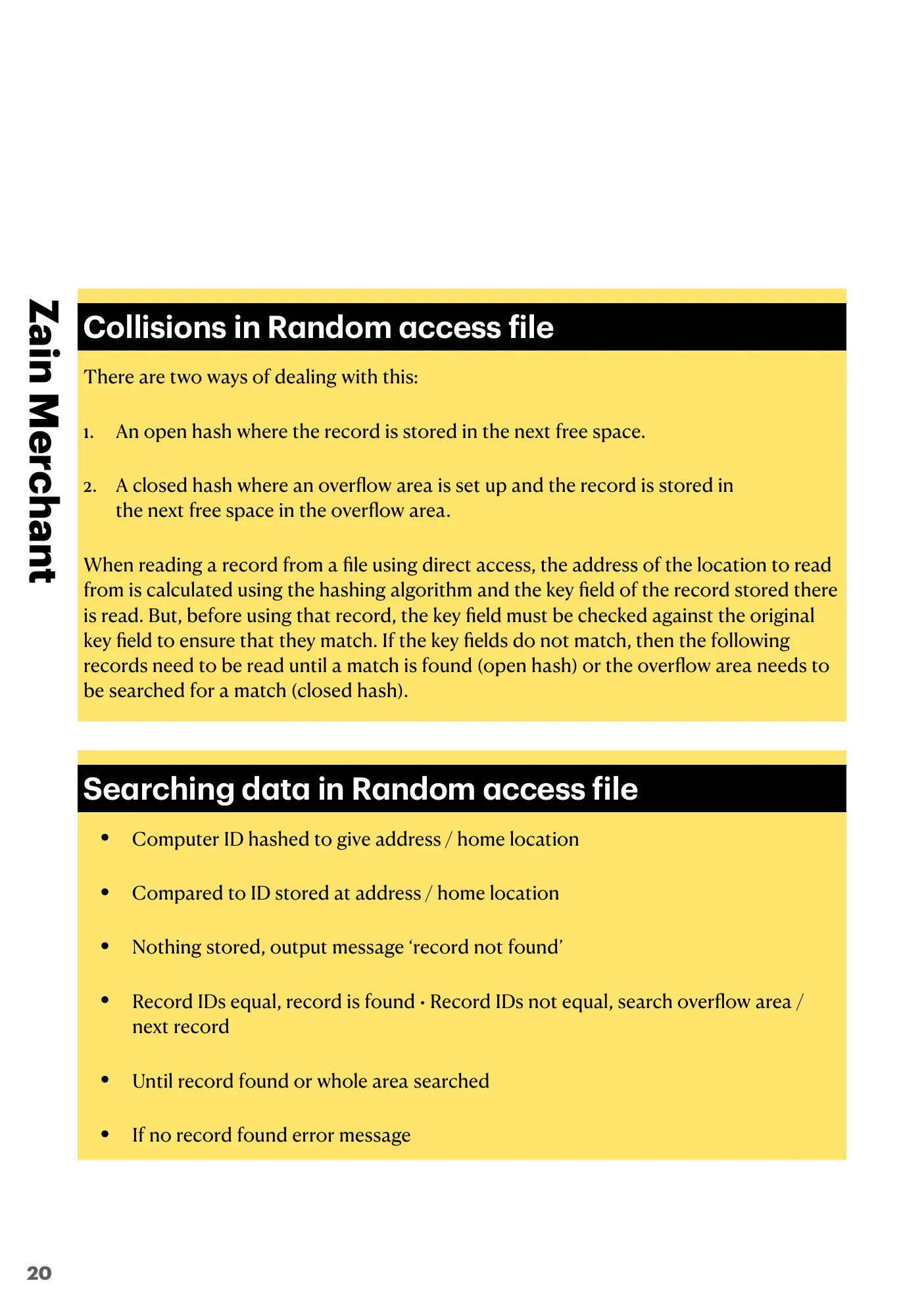 13.2 File organisation and access book pages, page 5
