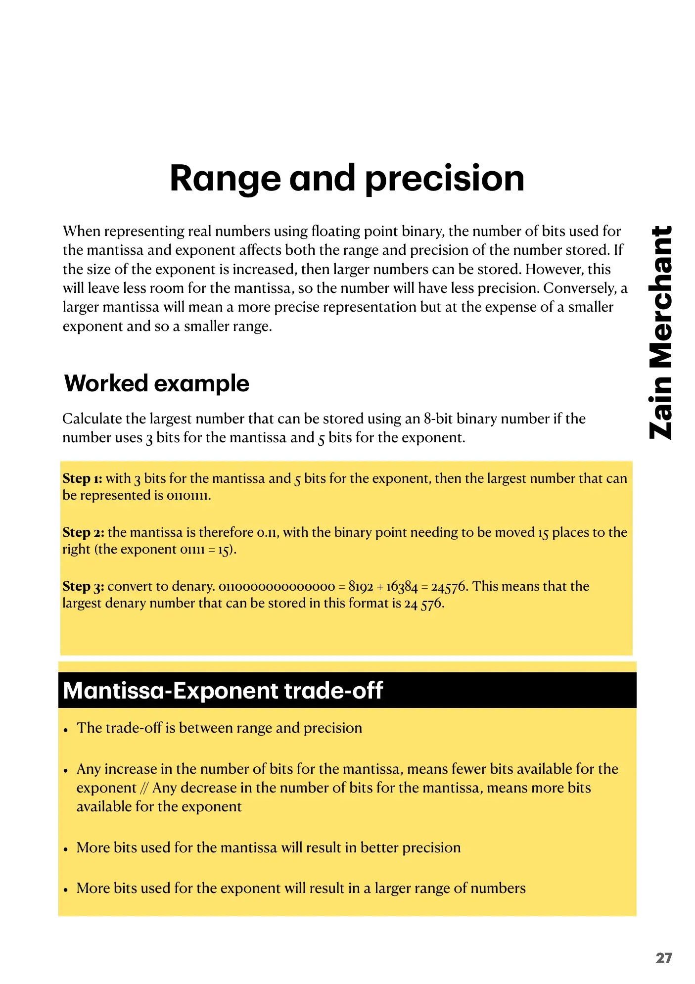 13.3 Floating-point numbers, representation and manipulation book pages, page 4