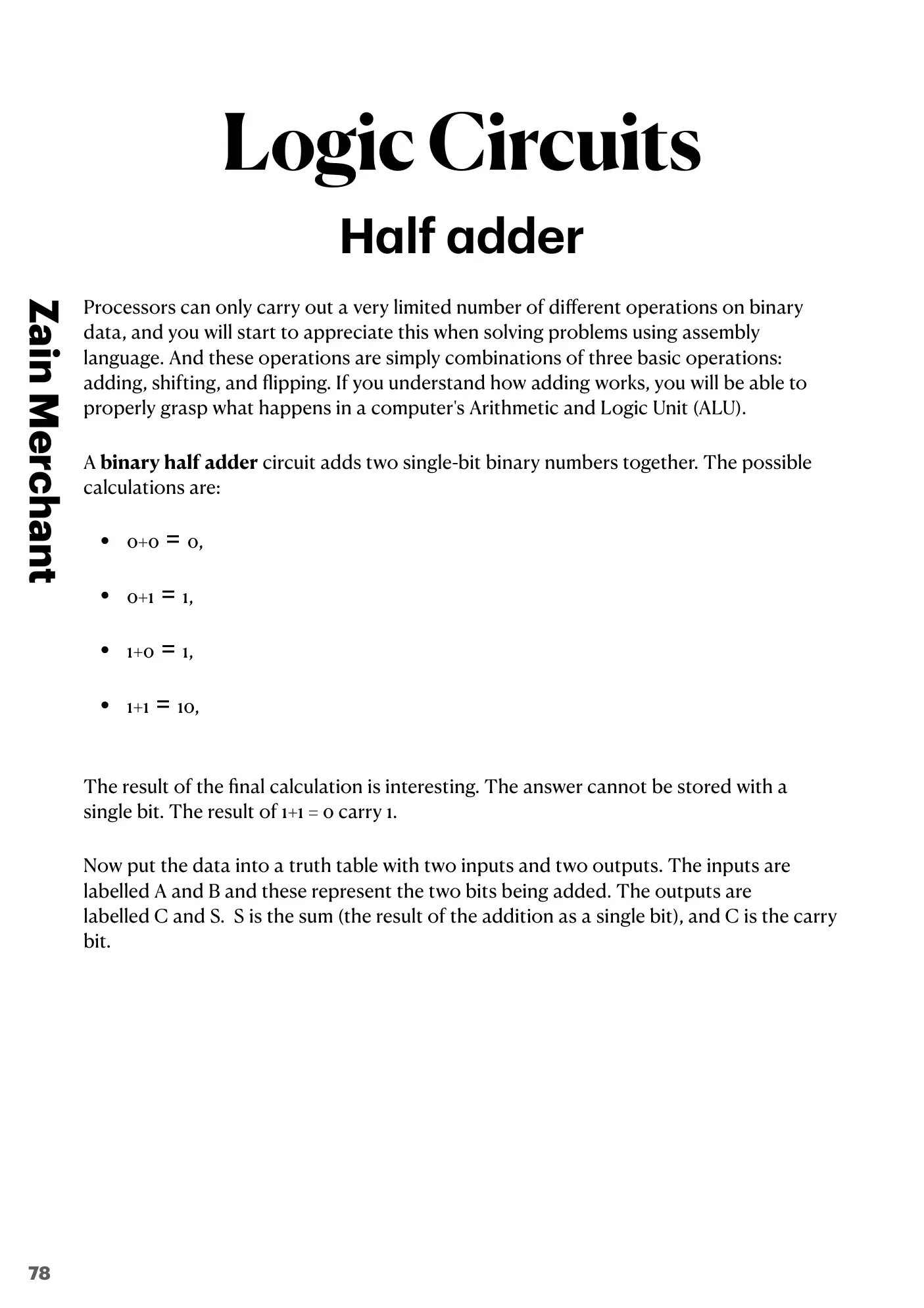 15.2 Boolean Algebra and Logic Circuits book pages, page 1