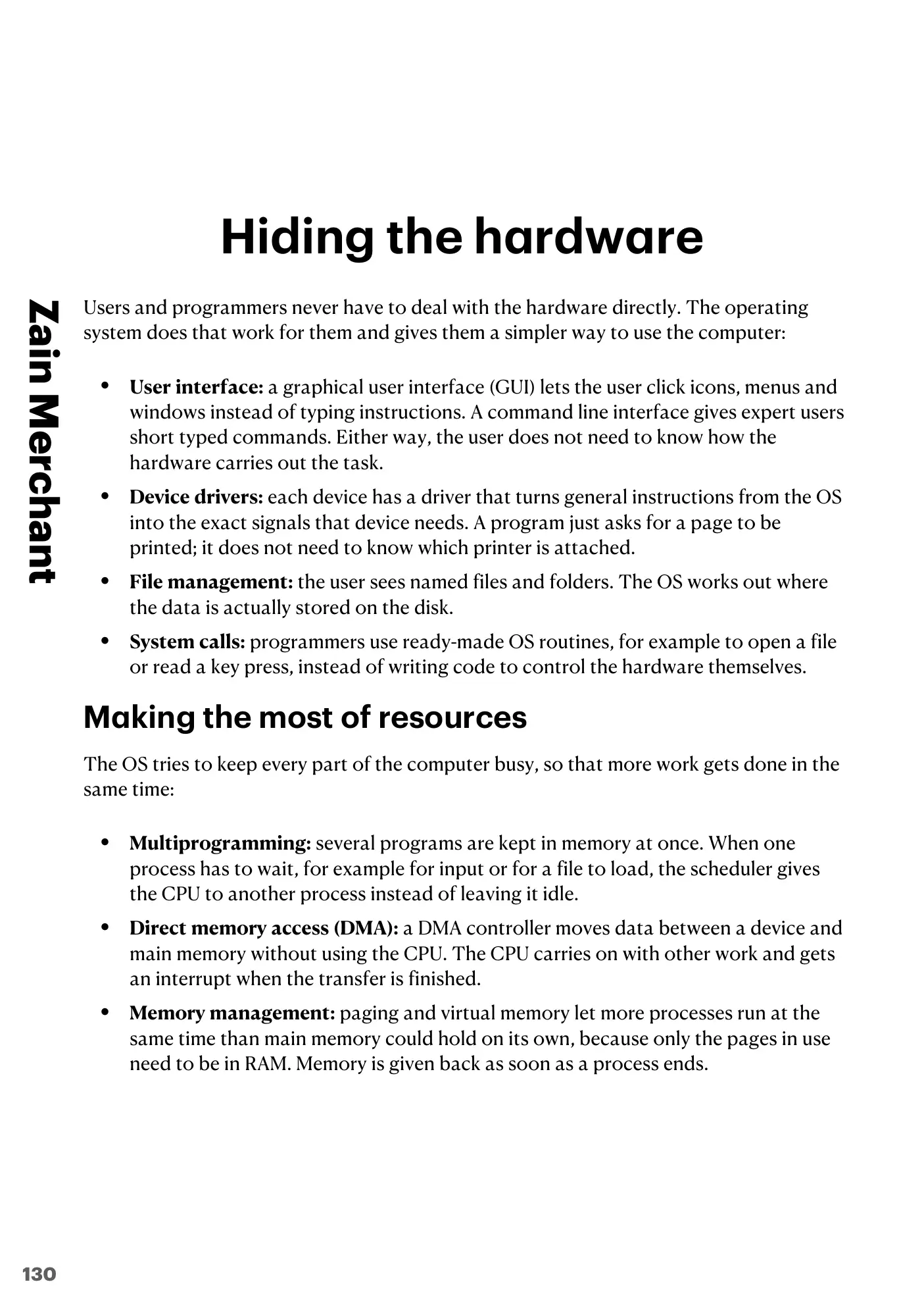 16.1 Purposes of an Operating System (OS) book pages, page 19