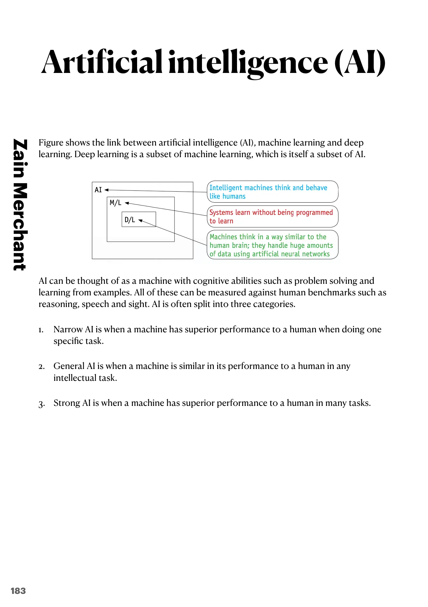 18.2 Artificial Intelligence: Machine Learning and Neural Networks book pages, page 1
