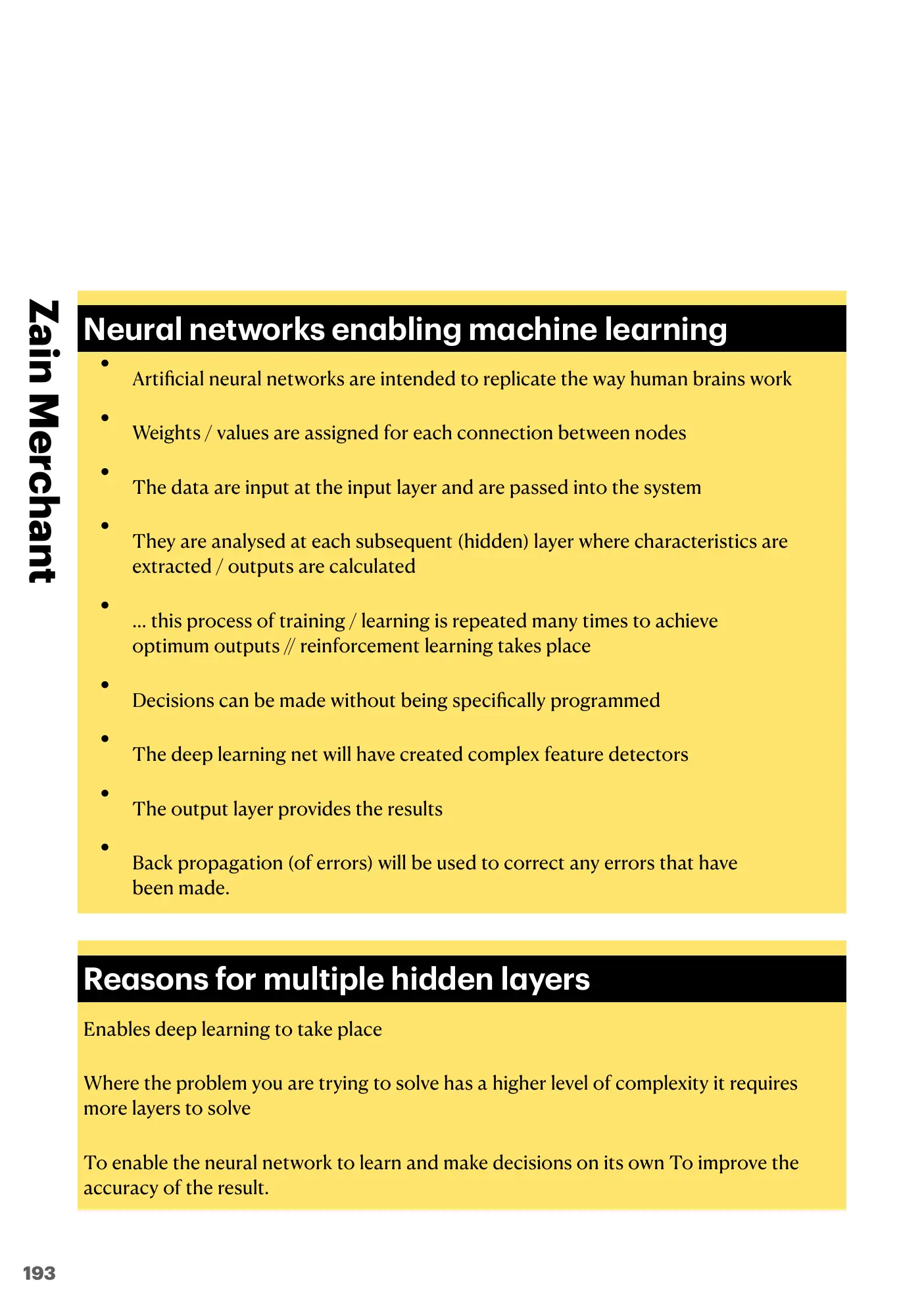 18.2 Artificial Intelligence: Machine Learning and Neural Networks book pages, page 11