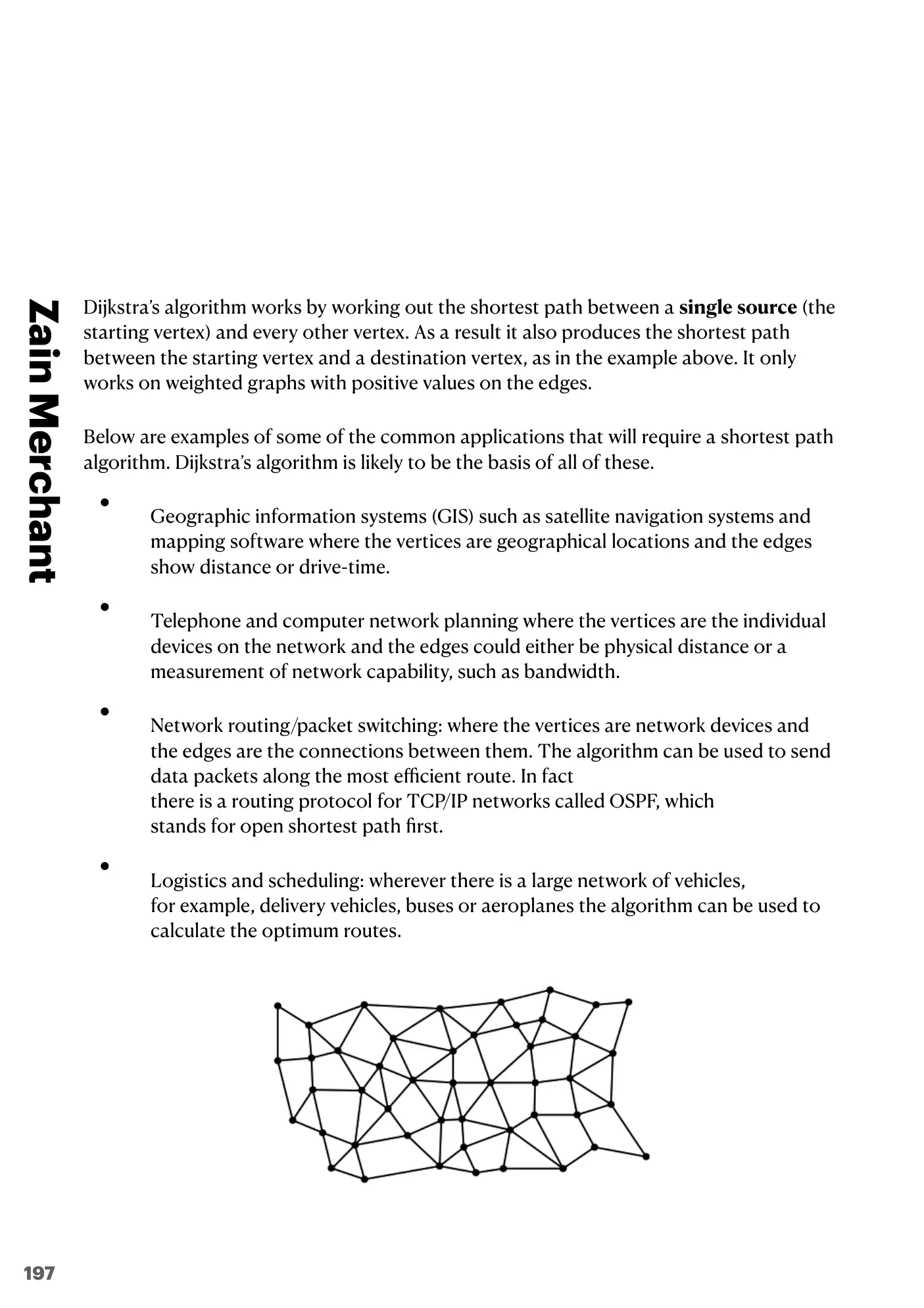 18.1 Artificial Intelligence: Graphs, Dijkstra and A* book pages, page 4